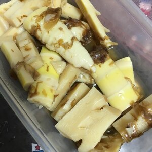 素材そのままのタケノコの味！タケノコの土佐煮！